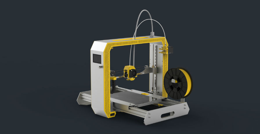 Modelo propio de impresora 3D desenvolvido por ITFAB.