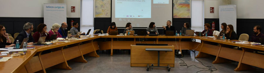 Reunión do proxecto Universidades Sem Fronteiras celebrada en Vigo. Foto: Duvi.