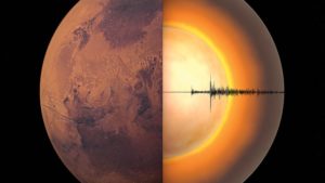 As ondas sísmicas mostraron que Marte ten unha codia delgada, un manto pouco profundo y un núcleo líquido inusualmente grande. Foto: C. BÍQUEL / SCIENCE